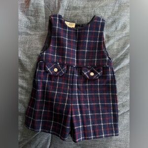 Plaid Wool Sleeveless Jumper